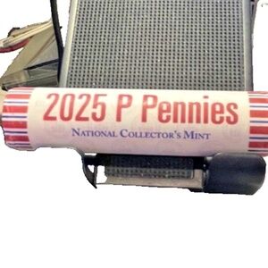 2025 P Sealed Roll Lincoln Cents BU 50 Pennies #206028339419